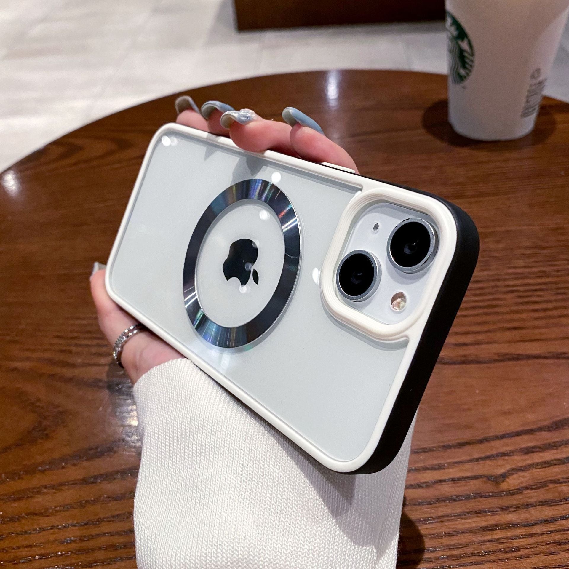 GlassMag Transparent MagSafe Magnetic iPhone Case