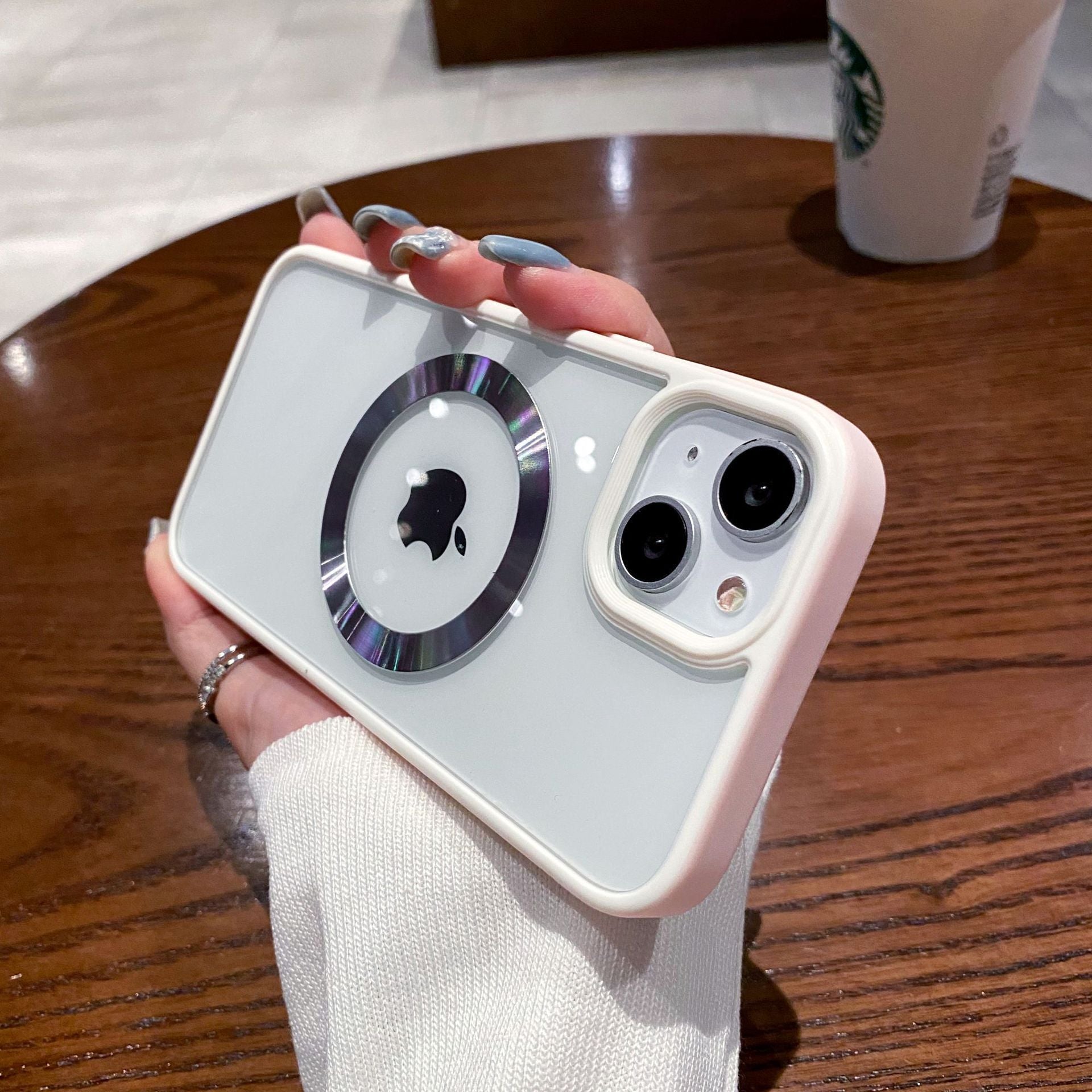 GlassMag Transparent MagSafe Magnetic iPhone Case