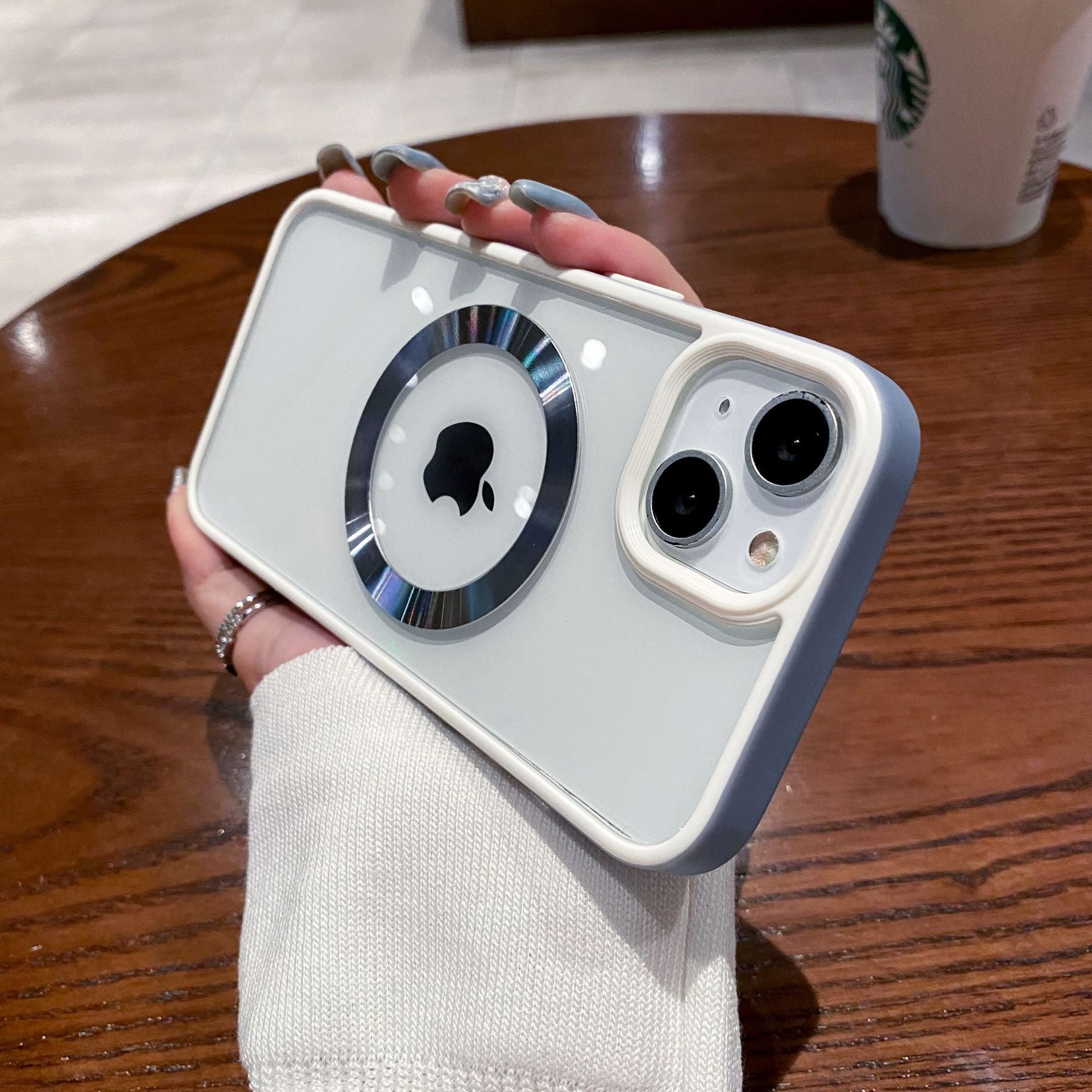 GlassMag Transparent MagSafe Magnetic iPhone Case