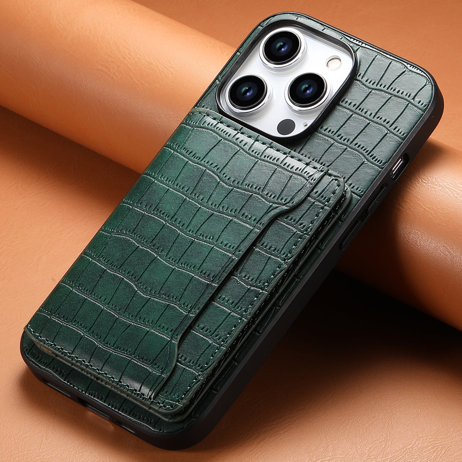 Vesvero LeatherSlot iPhone Case