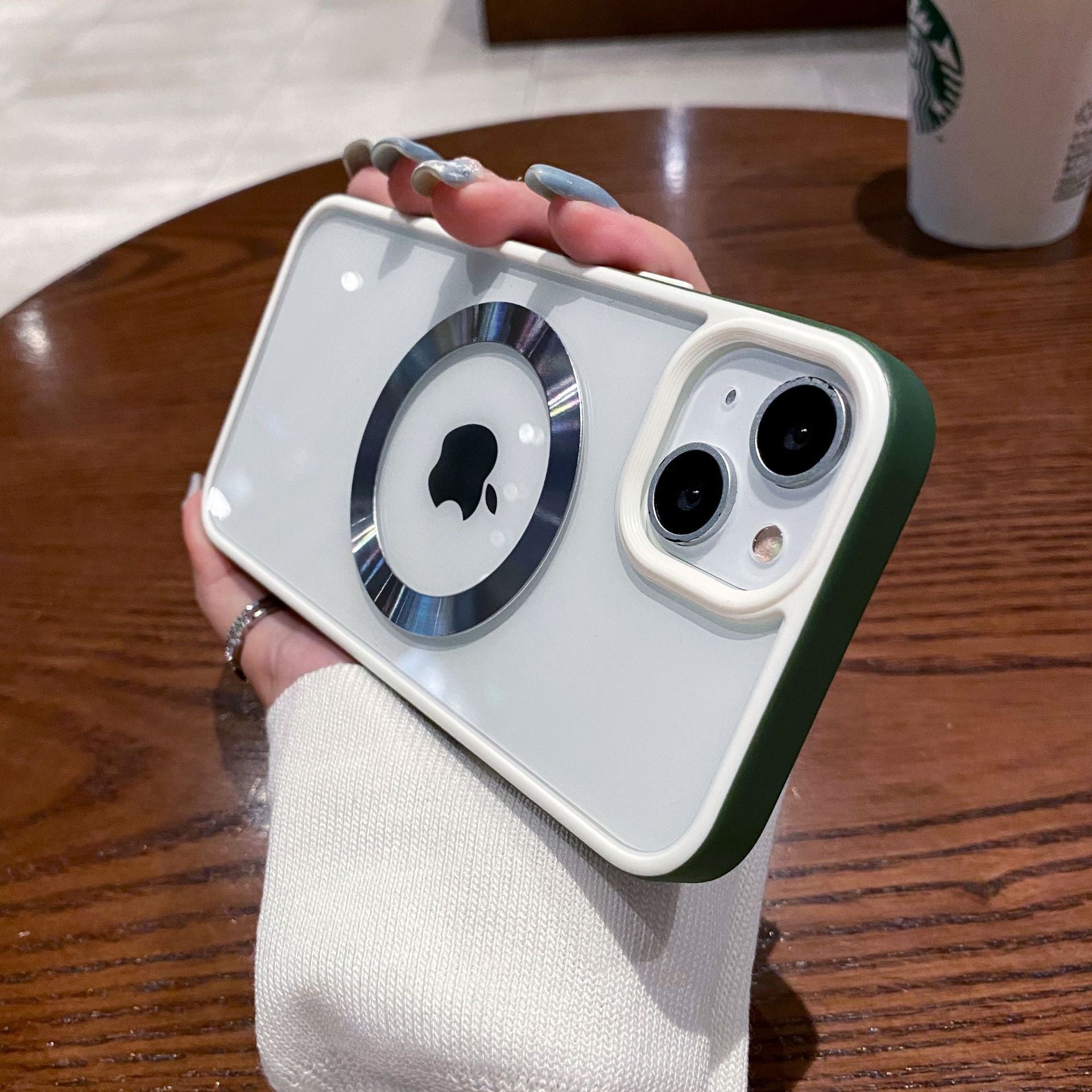 GlassMag Transparent MagSafe Magnetic iPhone Case