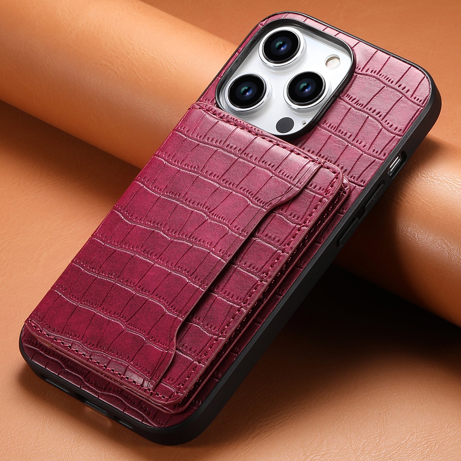 Vesvero LeatherSlot iPhone Case