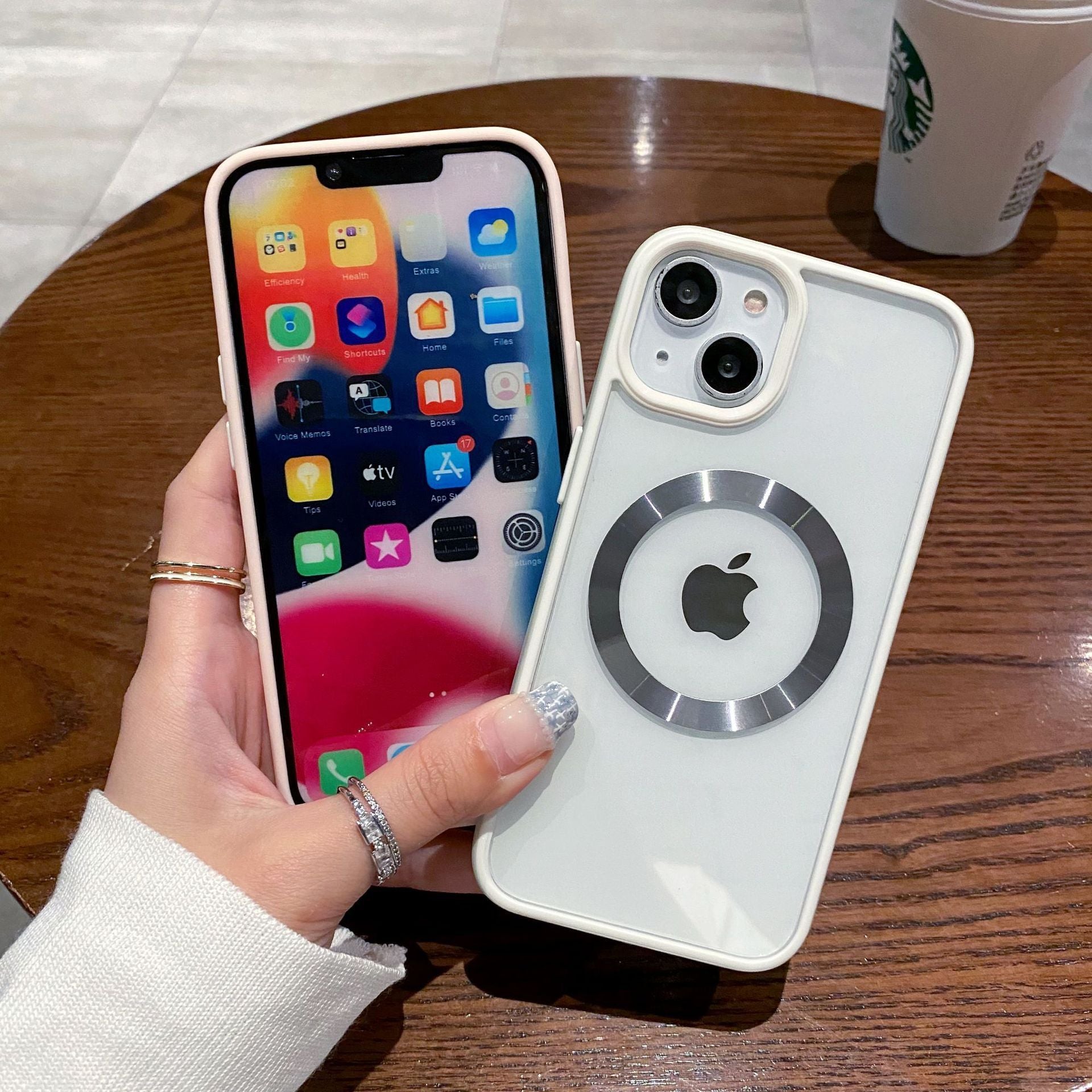 GlassMag Transparent MagSafe Magnetic iPhone Case