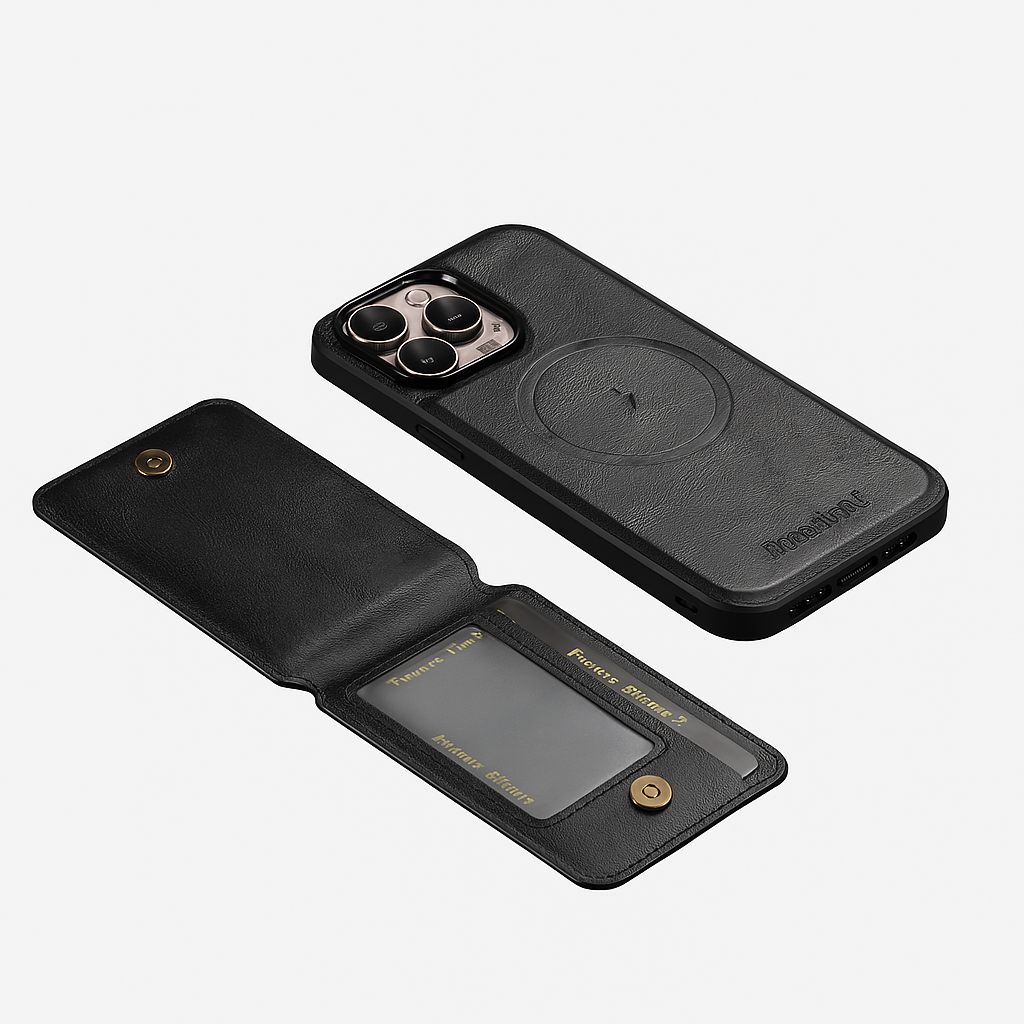 DualHold MagSafe Card Holder & Wireless Charger