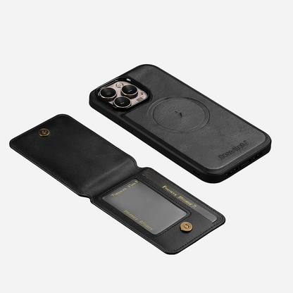 DualHold MagSafe Card Holder & Wireless Charger