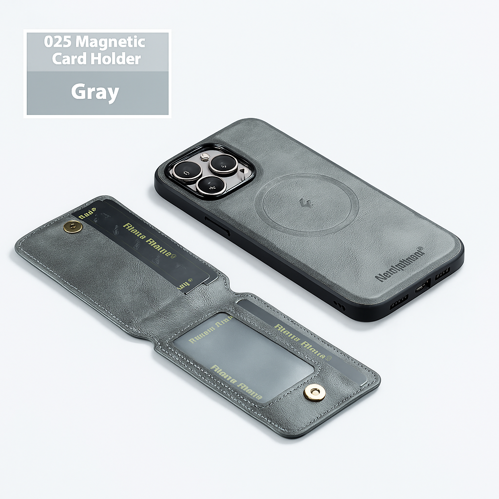 DualHold MagSafe Card Holder & Wireless Charger