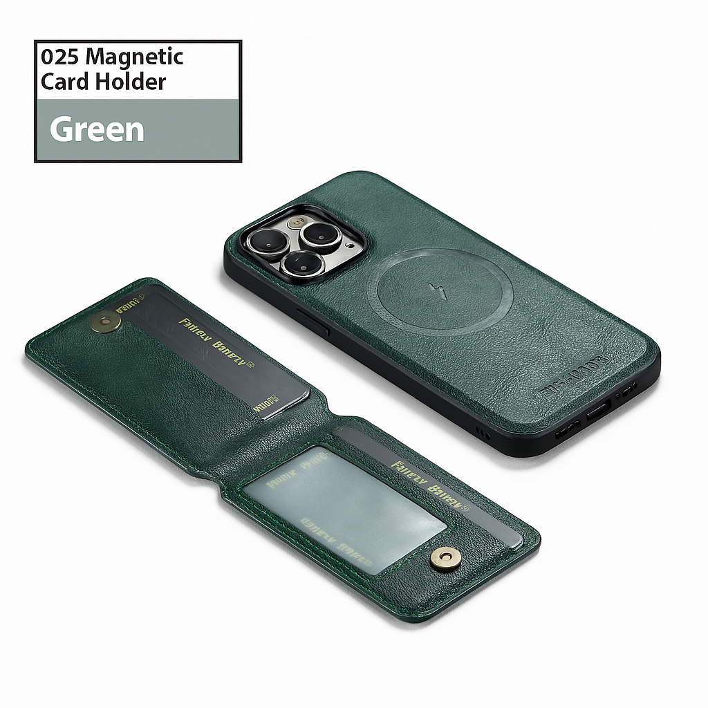 DualHold MagSafe Card Holder & Wireless Charger
